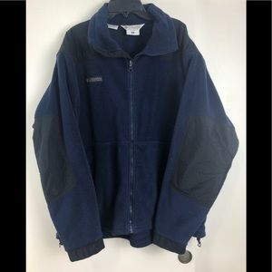 Men’s Columbia fleece zip up jacket size medium